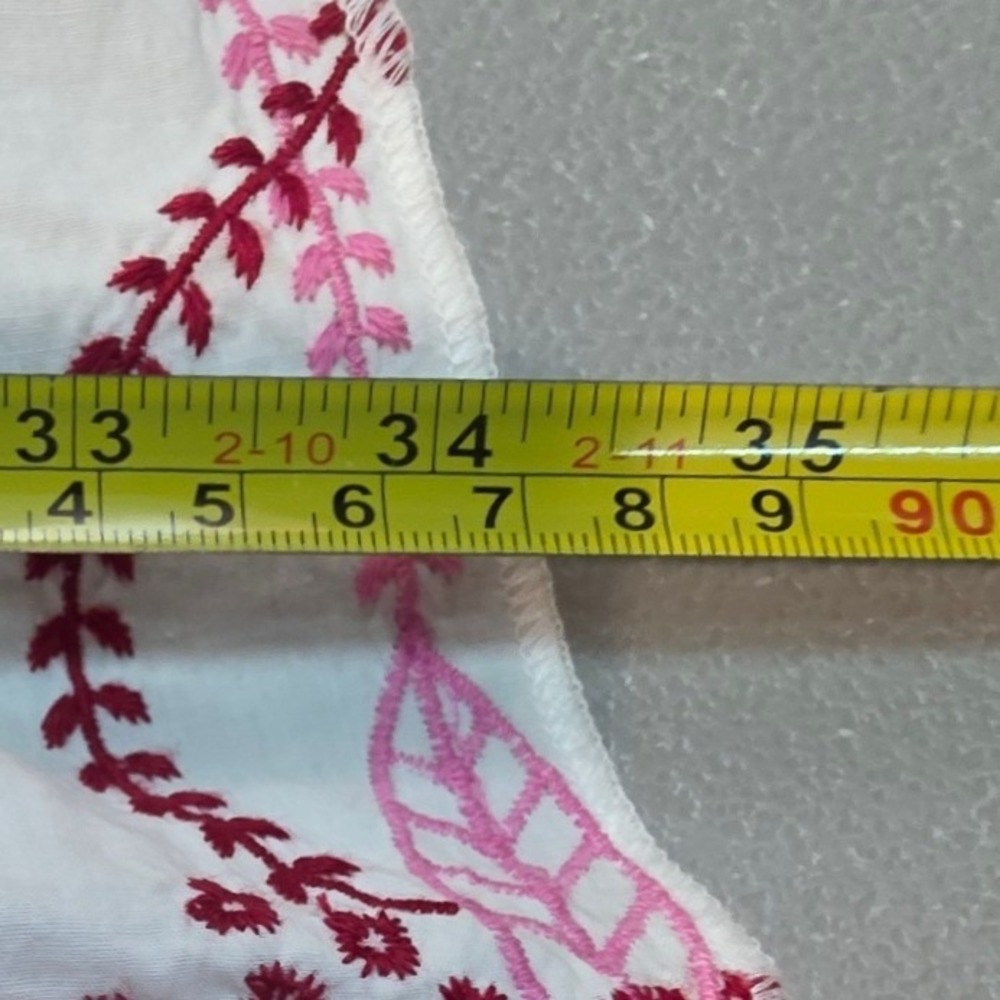 Anthropologie M Embroidered Sleeveless Babydoll Mini Dress NWT Small Flaw - Picture 12 of 16